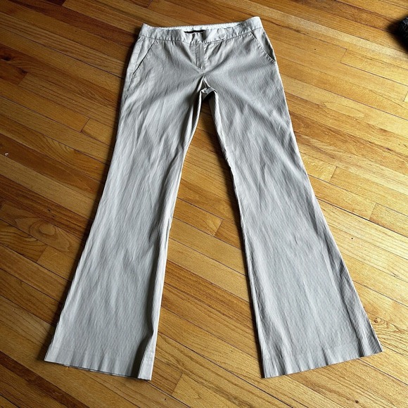 Theory Pants - THEORY Women’s Fit and Flare Slim Khaki Cotton Pants Size 12-14